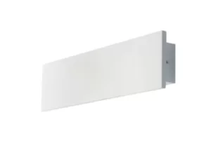 Image of Ortisei LED Plaster Flush Wall Light, White, 4000K