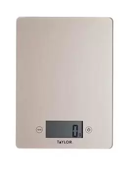 Image of Glass Digital Kitchen Scale - Copper