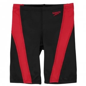 Image of Speedo Lepa Jammers Junior Boys - Navy/Red