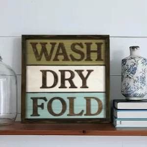 Image of KZM298 Brown Beige Mint Decorative Framed MDF Painting