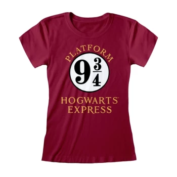 Image of Harry Potter - Hogwarts Express Womens Small T-Shirt - Purple