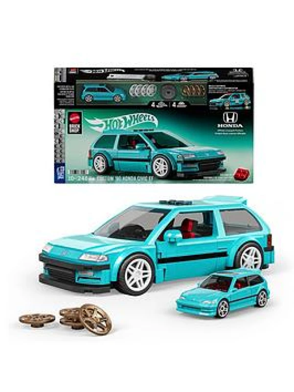 Image of Mattel Brick Shop Hot Wheels Speed: Custom '90 Honda Civic EF