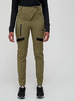 Image of adidas Zupahike Pants - Khaki, Size 10, Women