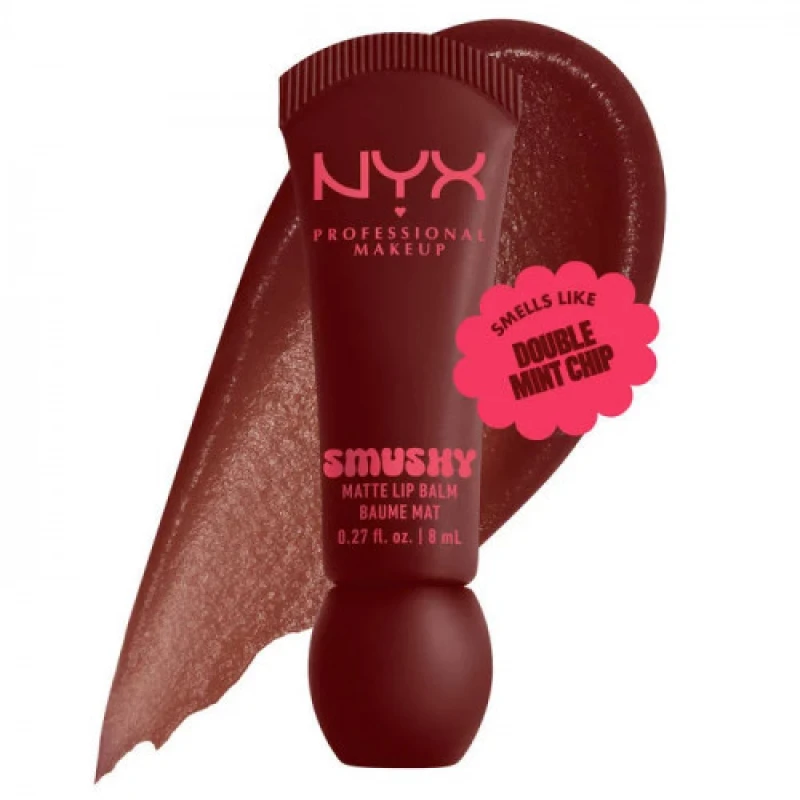Image of NYX Professional Makeup Smushy Matte Lip Balm Smudge Fudge