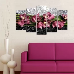 Image of 5PMDF-57 Multicolor Decorative MDF Painting (5 Pieces)