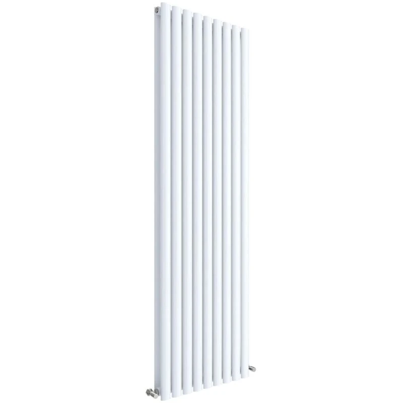 Image of Aspire Aspire - Hudson Reed Revive Double Designer Vertical Radiator 1800mm h x 528mm w - High Gloss White PWHL327