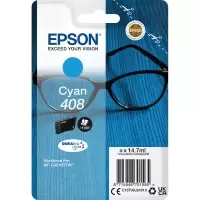 Image of Epson Glasses 408 Cyan Ink Cartridge