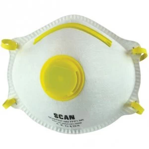 Image of Scan FPP1 Moulded Disposable Dust Mask Pack of 3