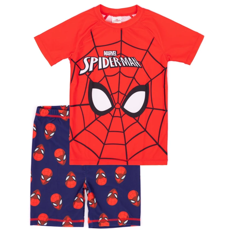 Image of Marvel 2 Piece Swim Set Red