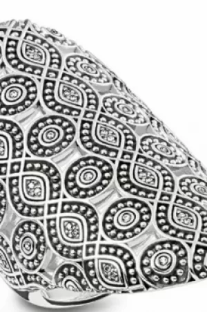 Image of Thomas Sabo Jewellery ETHNO ORNAMENTATION RING SIZE O JEWEL TR2093-643-14-54