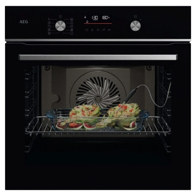 Image of AEG GA5CB501AB Series 5000 SteamBake Multifunction Single Oven - BLACK GA5CB501AB
