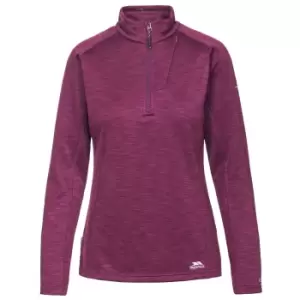 Image of Trespass Womens/Ladies Fairford Fleece Top (XXL) (Grape Wine Marl)