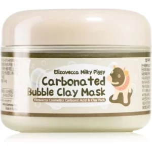 Image of Elizavecca Milky Piggy Carbonated Bubble Clay Mask Deep-Cleansing Face Mask for Problematic Skin, Acne 100 g