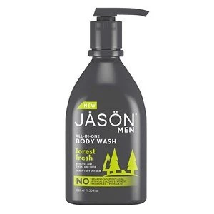Image of Jason All-in-One Menamp39s Body Wash Pump Forest Fresh 887ml