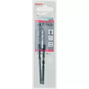 Image of Bosch HSS Twist Point TEQ Drill Bit 2 Pack 4mm