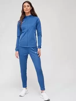 Image of Nike Academy 21 Dry Womens Tracksuit - Blue/White Size XS Women