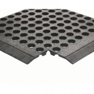 Image of Slingsby Rubber Worksafe Mat Black 312476 Pack of 3