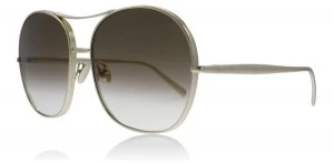 Image of Chloe Nola Sunglasses Gold / Khaki 750 61mm