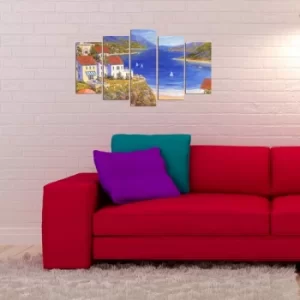 Image of 5PMX-040 Multicolor Decorative MDF Painting (5 Pieces)