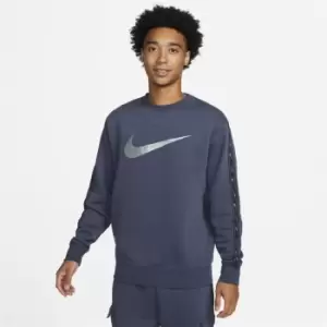 Image of Nike Repeat Crew Sweatshirt Mens - Blue
