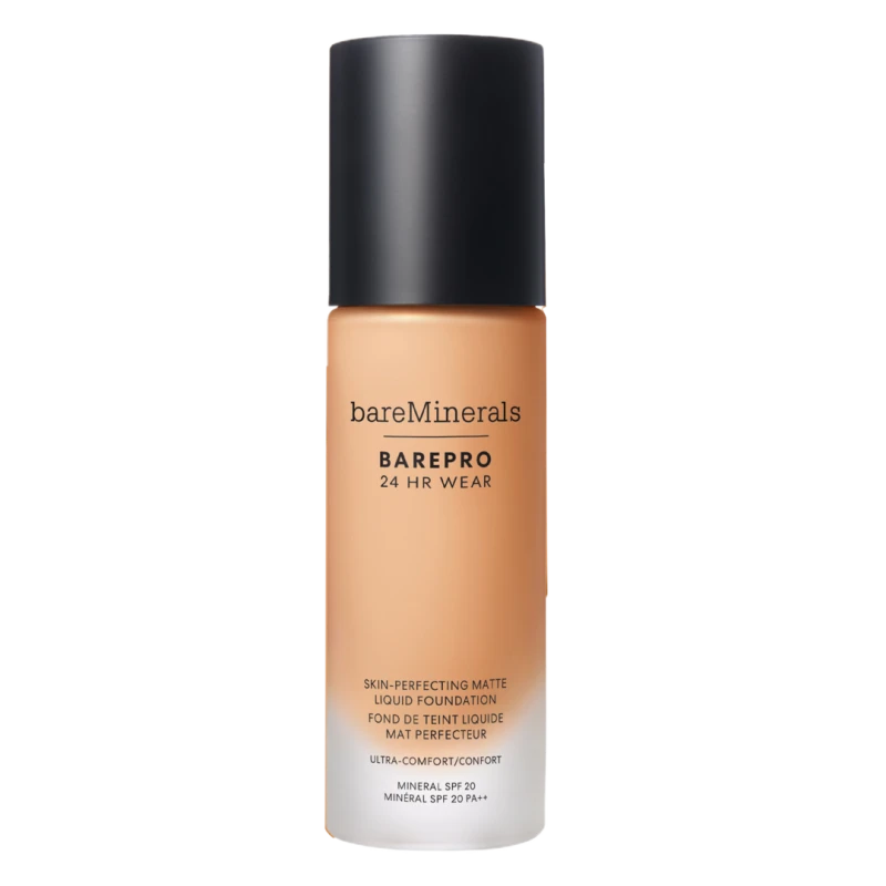Image of bareMinerals Barepro 24Hr Matte Comfort Liquid Foundation Mineral Spf20 30ml (various shades) - Light 27 Neutral