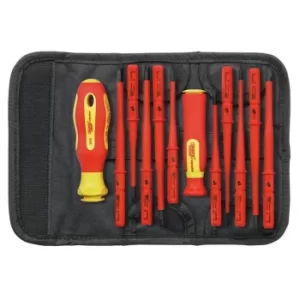 Image of Draper XP1000 VDE Extra Slim Interchangeable Screwdriver Set (12 Piece)