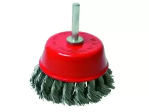 Image of Silverline 244983 Rotary Steel Twist-Knot Cup Brush 75mm