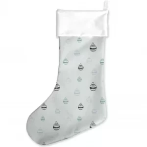 Image of Bauble Pattern Christmas Stocking