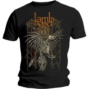 Image of Lamb Of God - Crow Unisex Medium T-Shirt - Black