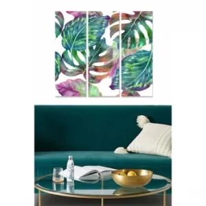 Image of MDF637600420 Multicolor Decorative MDF Painting (3 Pieces)