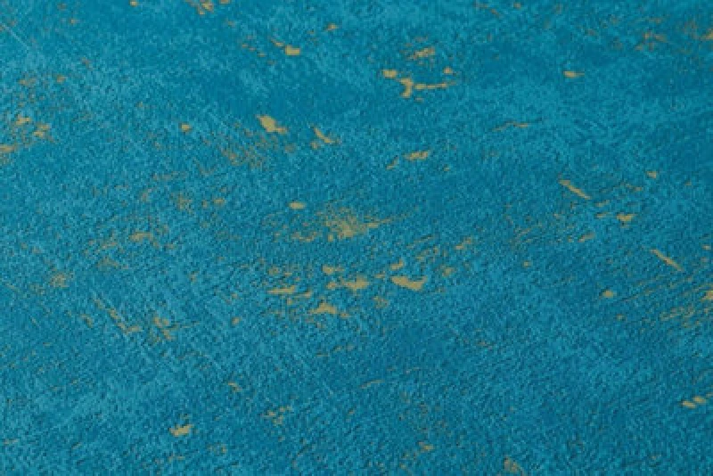 Image of A.S. Creation Plain Rustic Industrial Stone Concrete Textured Metallic Wallpaper Teal