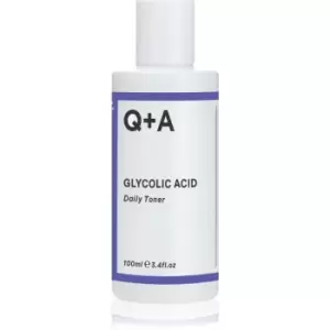 Image of Q+A Glycolic Acid Gentle Exfoliating Tonic With AHA Acids 100ml