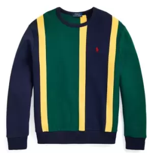 Image of Polo Ralph Lauren Multi Stripe Crew Sweatshirt - Multi