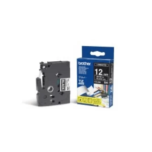 Image of Brother TZ-335 P-touch White on Black Tape 12mm x 8m