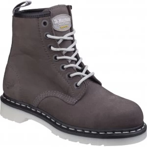 Image of Dr Martens Mens Maple Classic Safety Work Boots Grey Size 4