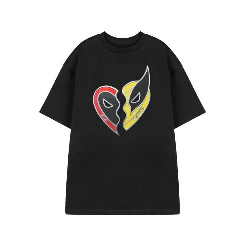 Image of (XXX-Large) Marvel Deadpool Short Sleeved T-Shirt (Mens Black)