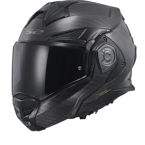 Image of LS2 FF901 Advant X Carbon Solid Modular Helmet Size XS