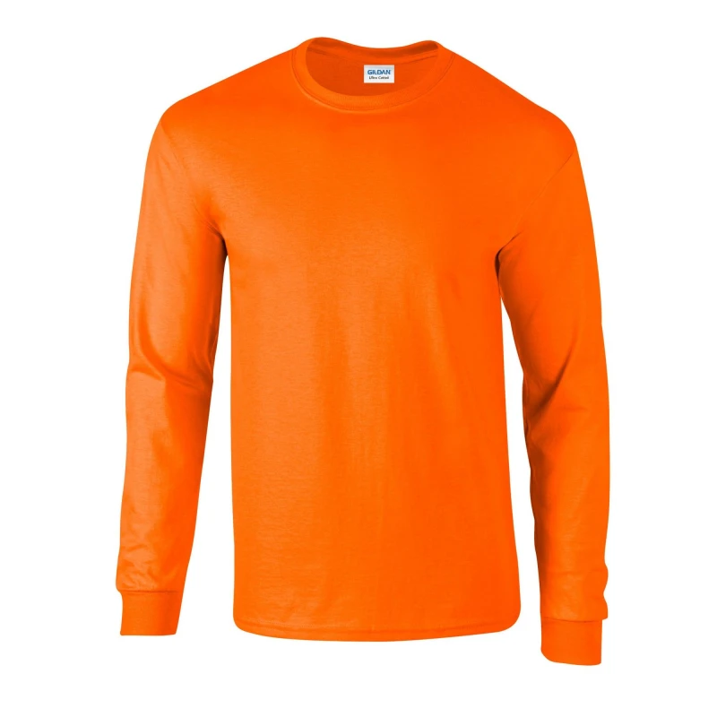 Image of Premier Premier Men Ginmill Checked Long-Sleeved Shirt in Tangerine Size: Small Tangerine S Male 5063574293198