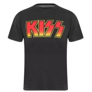Image of Replay Kiss T-Shirt - Black