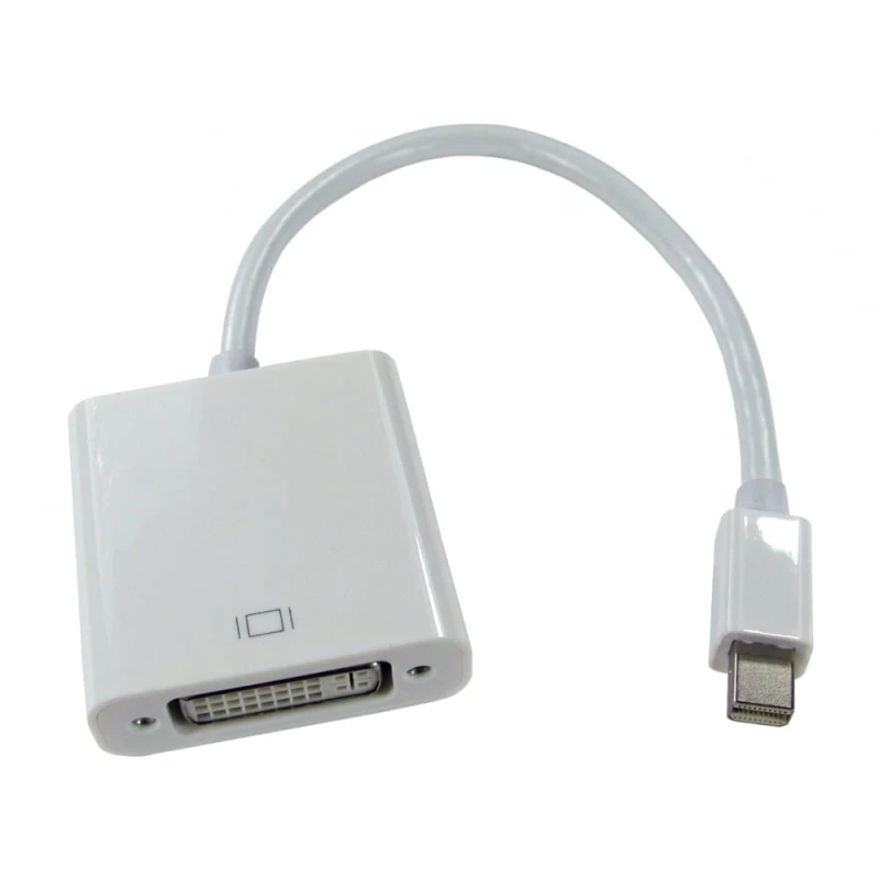 Image of Cables Direct Cables Direct HDMINIDP-DVI015 video cable adapter 0.15 m DisplayPort DVI-D White HDMINIDP-DVI015