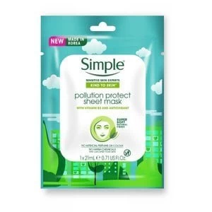 Image of Simple Face Mask Sheet - Pollution Project