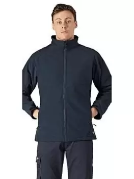 Image of Dickies Softshell Jacket - Navy Blue, Navy Blue, Size S, Men