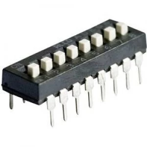 Image of TE Connectivity 1825057 3 ADE0404 APEM DIP Switch 4 pole RM2.54