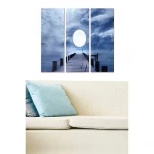 Image of MDF2904747 Multicolor Decorative MDF Painting (3 Pieces)