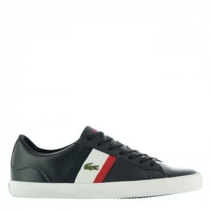 Image of Lacoste Lerond 119 Trainers - Nvy/Wht/Red