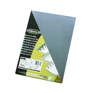 Image of Fellowes Transparent Plastic Cover 150micron Pack of 100