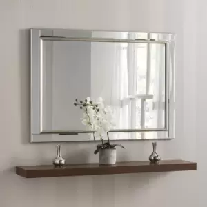 Image of Olivia's Yao Wall Mirror in Silver / Large