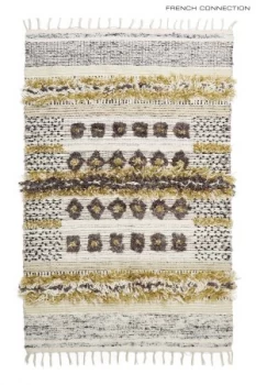 Image of Textured Rug White