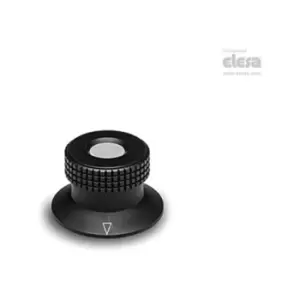 Image of Elesa - Knurled control knob-MBR.30 B-6+FK-C5 Blue