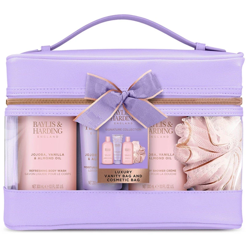 Image of Baylis and Harding and Harding Baylis And Harding Jojoba Vanilla And Almond Oil Luxury Vanity Gift Set - None None One Size